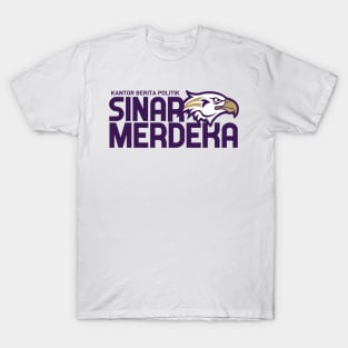 Sinar merdeka Kantor berita politik T-Shirt